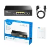 Network switch Cudy GS1006P Unmanaged Gigabit Ethernet 6-port PoE, 12 Gbit/s, 2048 MAC, Black