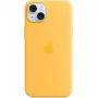 Silicone Case Cover Apple iPhone 15 Plus MagSafe Orange