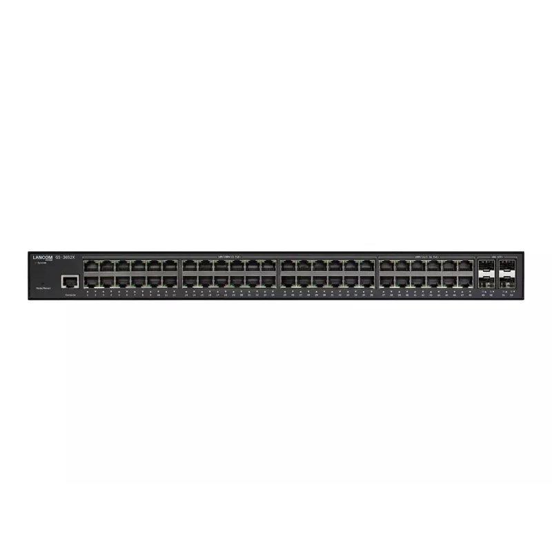 LANCOM GS-3652X Managed L3 2.5G Ethernet (100/1000/2500) 1U Black