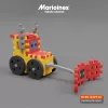 Toy construction set Marioinex Mini Waffle Constructor — 141 pieces, multicolour, for ages 5+