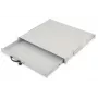DIGITUS DN-19 KEY-1U 1U 19 inch Rack Mount Keyboard Drawer with Document Storage, Lockable, Grey