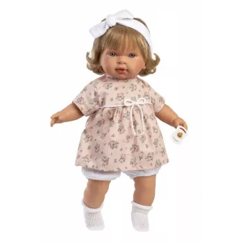 Doll Llorens Carla 42 cm — crying doll with realistic features and soft body