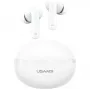 Bluetooth headphones Usams TWS E02 ANC+ENC white