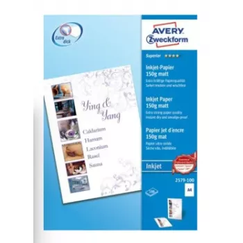 Photo Paper A4 Avery 2579-100