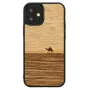 Protective phone case Man and Wood for iPhone 12 mini — Terra Black