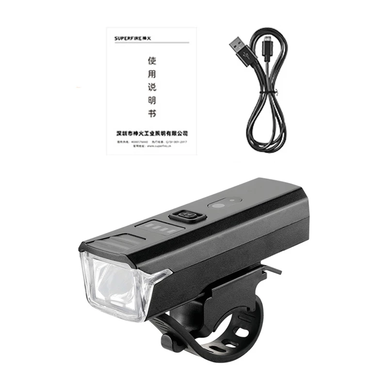 Bike light Superfire BL56-A — front bicycle lamp, compact rechargeable LED