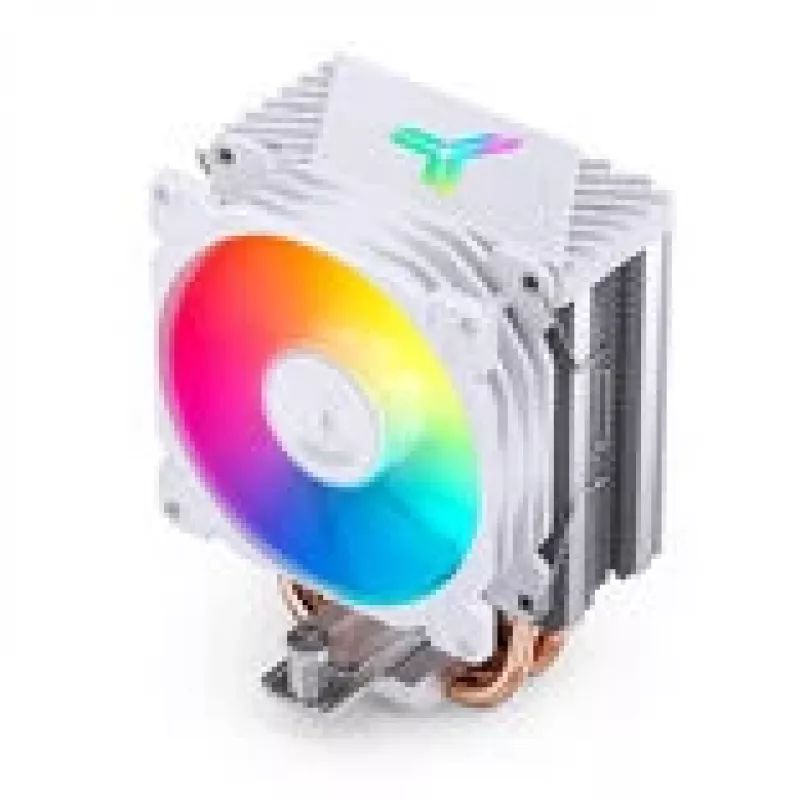 CPU cooler Jonsbo CR-1400E 92mm ARGB White — 92mm fan, ARGB lighting, white finish