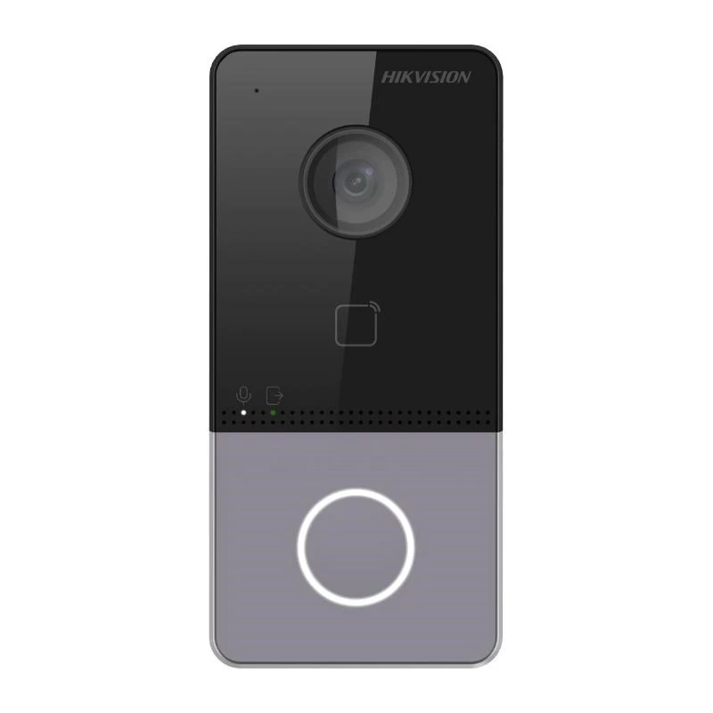 Hikvision DS-KV6113-WPE1(C) video intercom system 2 MP Black, Grey