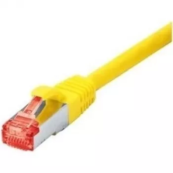 Tecline exertis Connect - Patch-Cable - RJ-45 (M) to RJ-45 (M) - 25 m - SSTP-Cable - CAT 6 - Halogen-Free - Yellow (71525Y)