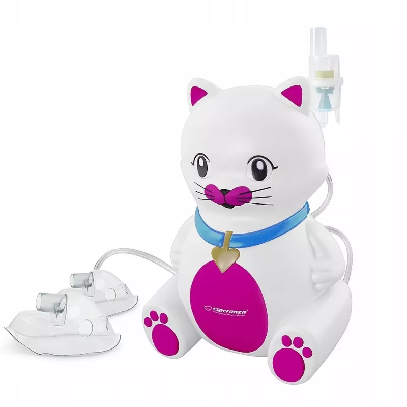 Tabletop mesh nebulizer ESPERANZA ECN003 — 8 L/min airflow, 0.4 mL/min nebulisation, 10 mL max fill, AC 220V