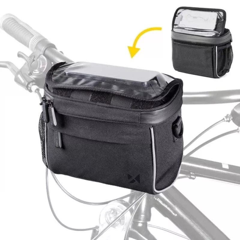 Front bicycle bag Triton WBHBB-01 — 4 L, polyester/EVA/TPU, 205×125×185 mm