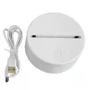 Night lamp Extralink HOME 3D heart optical illusion bedside lamp USB