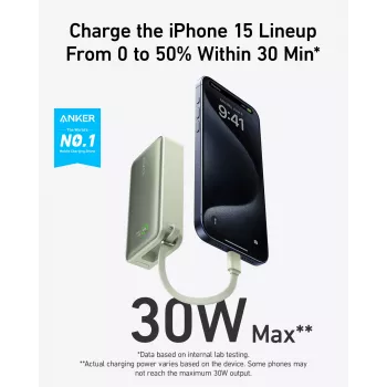 Portable Power Bank Anker A1259G61 10000 mAh