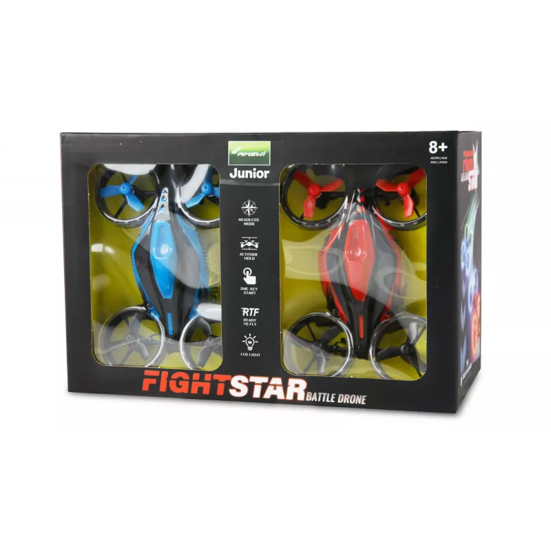Amewi FightStar Battle Bundle drone red & blue — model 25344, for indoor/outdoor use, suitable for ages 8+