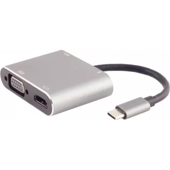 Laptop Dock S/CONN 14-05026 Wired USB 3.2 Gen 1 Type-C Grey