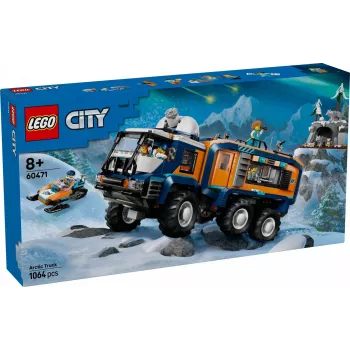 LEGO City Arctic Explorer Truck 60471 — 1064-piece playset with 4 minifigures, mobile laboratory, for ages 8+
