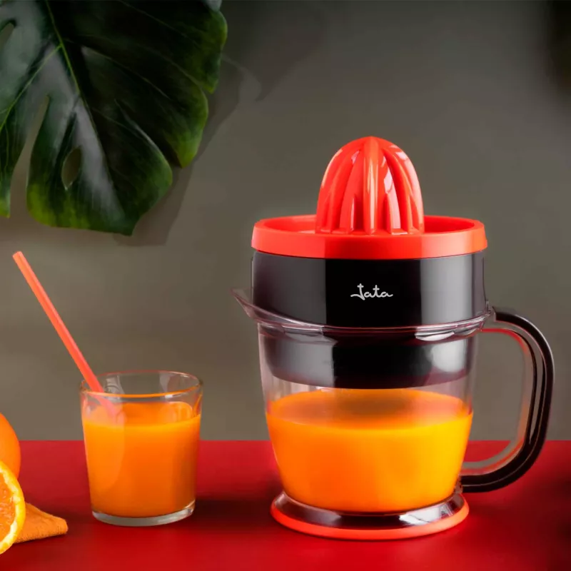 Electric Citrus Press JATA JEEX1422 1.2 L 40 W Black Red Transparent