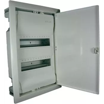 Hager Distribution Cabinet Flush-Mount Number of Modules = 24 Number of Rows = 2 VU24NC (VU24NC)