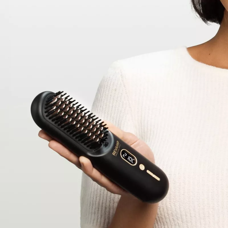 Revamp BR-1950 Straight & Go cordless ionic hot brush
