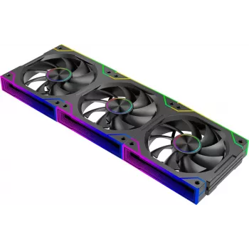 Xilence XPF360.ARGB 120mm ARGB Case Fan Kit - 3 Pack, Black