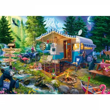 Jigsaw Puzzle 1000 pieces, schmidt spiele — Jeff Haynie: With the Caravan in the Mountains