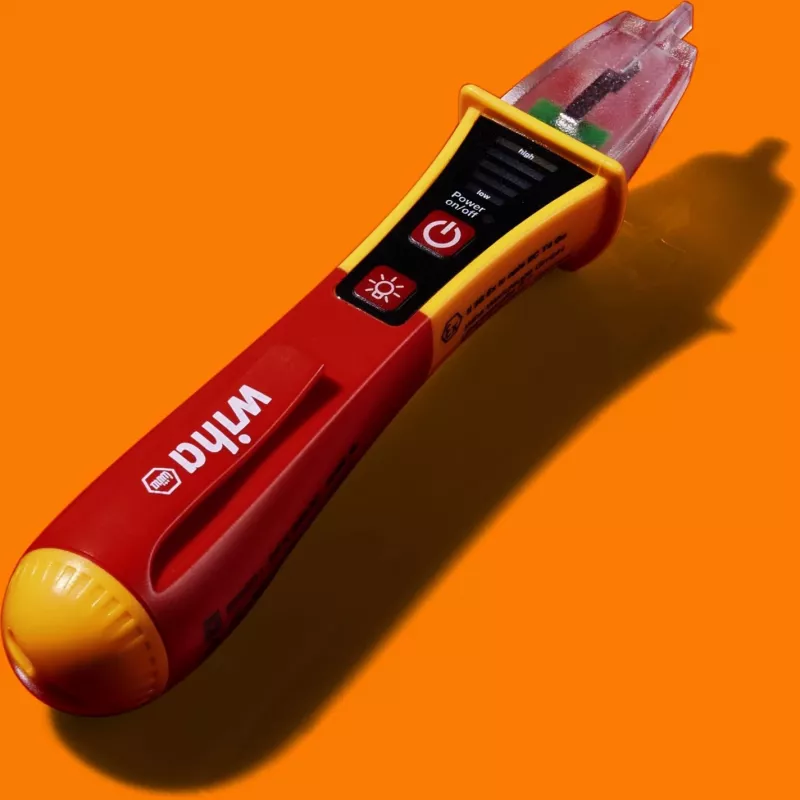 Non-Contact Voltage Tester Wiha SB2551301 with LED Indicator, Pen-Style Detector