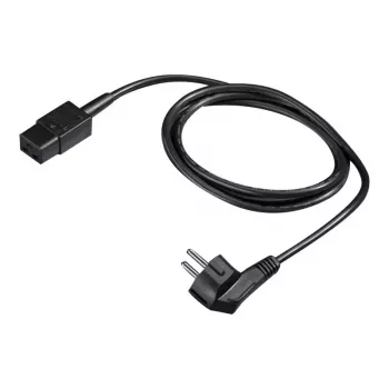 Power plug type F Rittal DK 7200.216 Black 1.8 m
