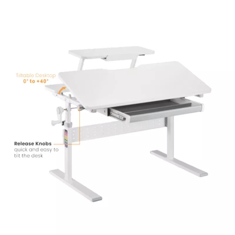 Ergo Office children ergonomic desk ER-483 — height-adjustable compact design