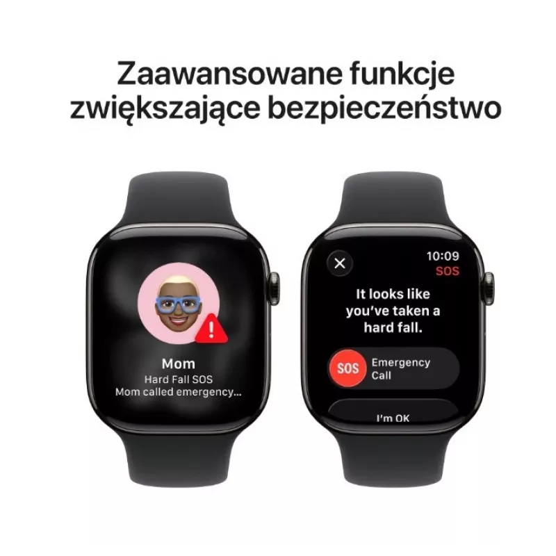Smartwatch Apple Watch Series 11 GPS + Cellular 46mm Slate Titanium Case Black Sport Band M/L