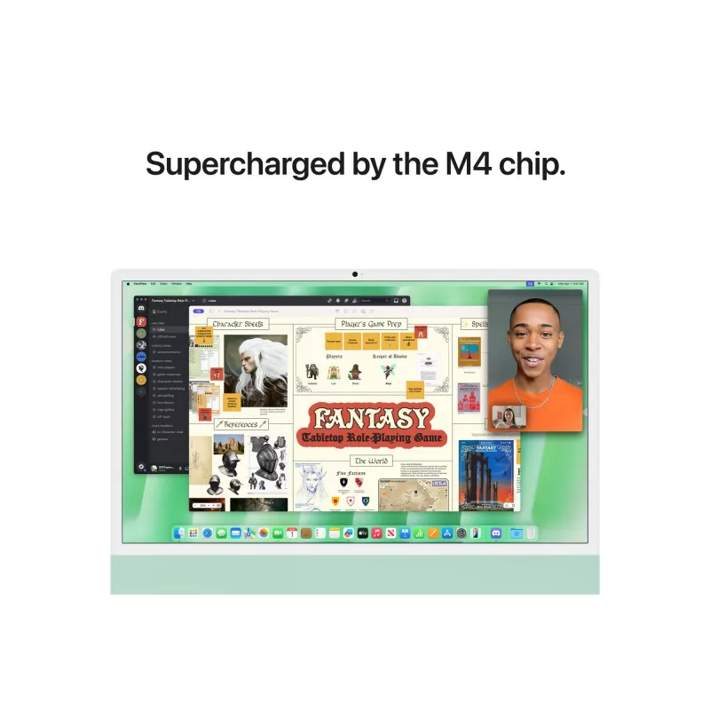 iMac 24 inch: M4 10/10, 16GB, 512GB SSD - Green