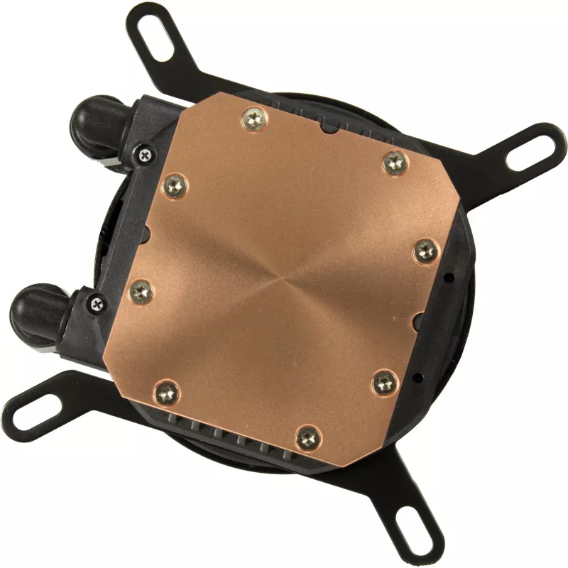 All-in-one liquid cooler INTER-TECH LC-360 RGB — 12 cm fan, hydraulic bearing, black