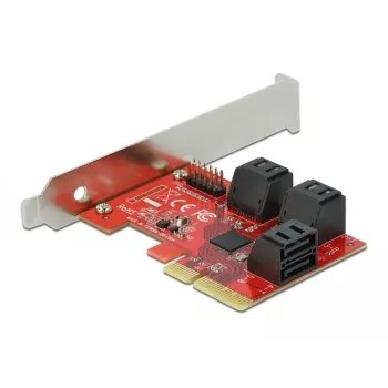 SATA PCI Express x4 Card DeLOCK 6 port Low Profile Form Factor