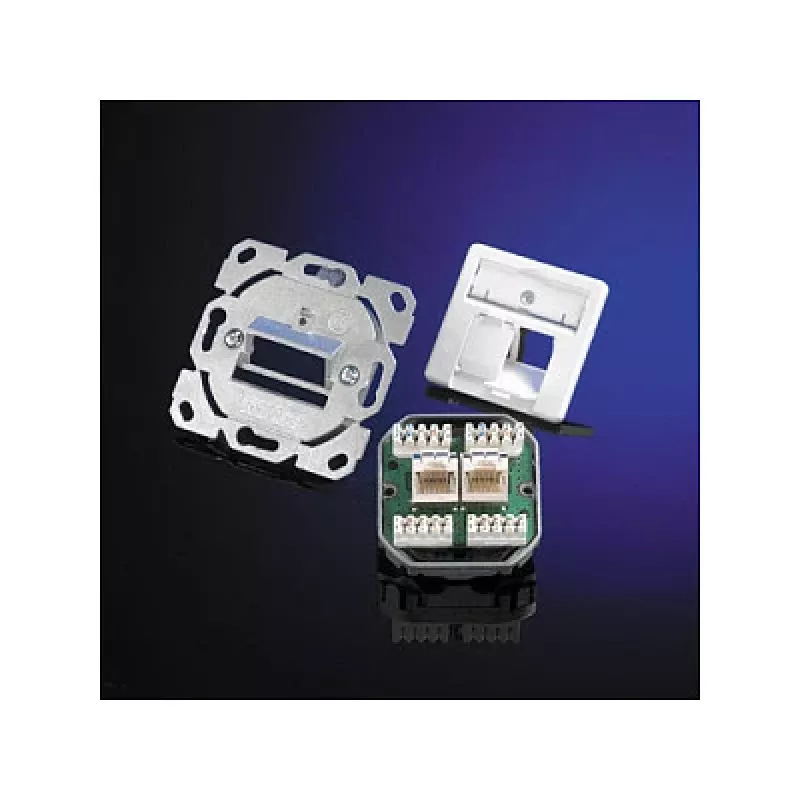 Outlet box Telegärtner 25.16.8650, white, 70×42.2×70 mm