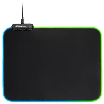 1337 RGB V2 Gaming Mat 360, Gaming Mouse Pad black
