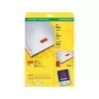 Self-adhesive printer labels Avery L6036-20, red, A4, 25.4×10 mm, 3780 labels (20 sheets)