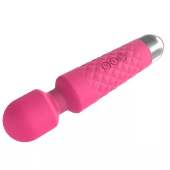 Clitoral Massager Erolab Wand-M MFN01r Rose Pink — compact wand-style personal massager