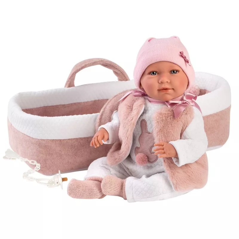 Doll Llorens Mimi Rosa 42 cm — Llorens 74012, vinyl and textile, jointed limbs