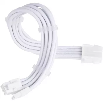 Power supply extension cable SILVERSTONE PCIe 8‑pin SST-PP07E-PCI8W-V2 30 cm white