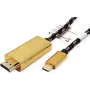 ROLINE 11.04.5847 USB-graphics adapter 3840 x 2160 Pixel Black - Gold (11.04.5847)