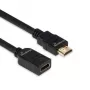 HDMI extension cable MediaRange MRCS256, HDMI 2.0, 18 Gbit/s, ARC, HDMI Type A male to female, 2 m, black