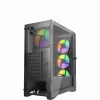 Gembird CCC-FC-900ARGB Gaming computer case Fornax 900, ATX, black