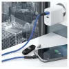 USB Cable RealPower MagneticCharge3 1m USB A Black Blue Red