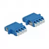 Fibre optic adapter DELOCK LC female to LC female duplex, blue, pack of 2