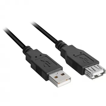 USB Cable Sharkoon 2m USB A Black