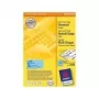 Self-adhesive printer label AVERY 3449 Blue 70 x 37 mm
