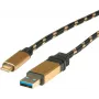 ROLINE Gold - USB Cable - USB Type A (M) to USB-C (M)