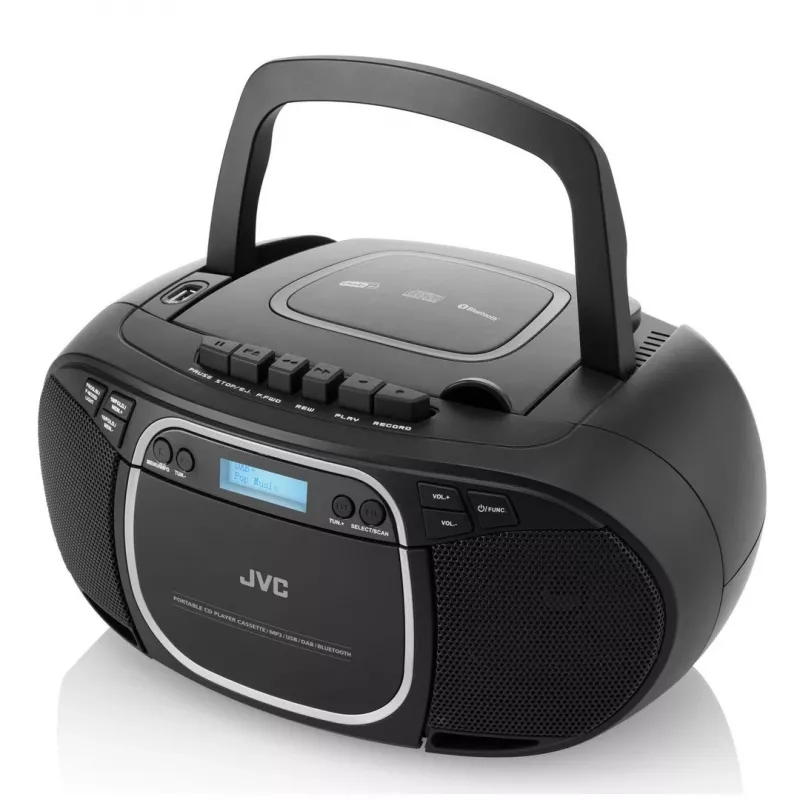 JVC RC-E561B-DAB CD player Black Portable CD player