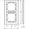 Busch-Jaeger 1754-0-4438. Produktfarbe: Weiß, Design: Schraubenlos, Markenkompatibilität: Busch-Jaeger. Breite: 91 mm, Höhe: 162 mm, Dicke: 1,1 cm (2C