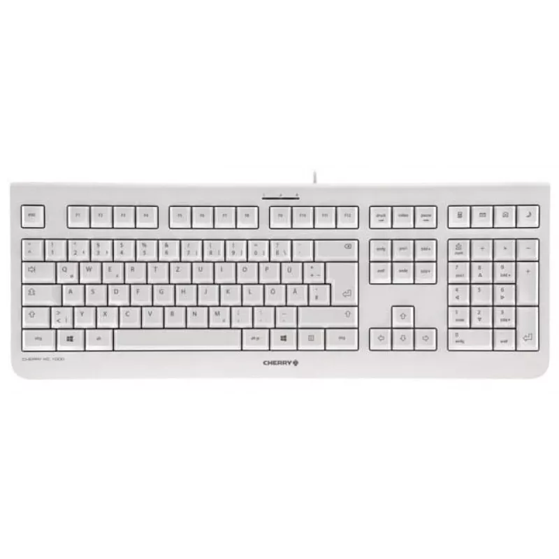 CHERRY KC 1000 keyboard Home USB Swiss Grey