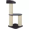 Cat scratching post ZOLUX Big Cat 2 — sisal, 505×505×1120 mm, black, 15.3 kg